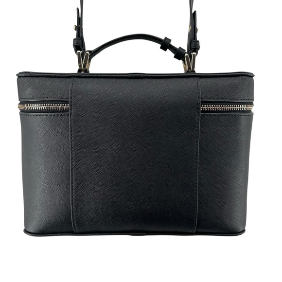 Henri Bendel West 57th Black Train Travel Toiletry Case Black READ - Picture 9 of 16